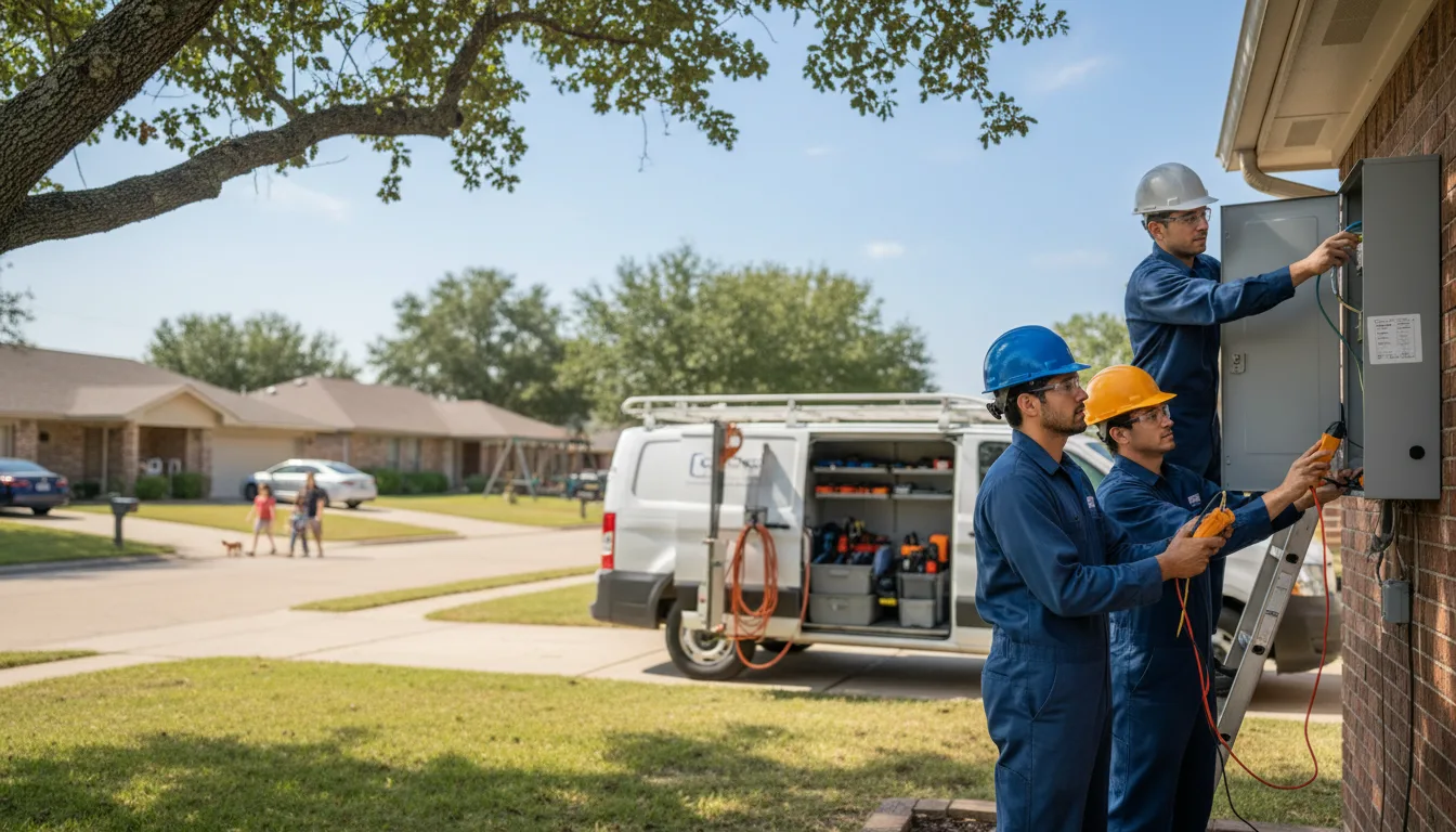 Certified electrician providing emergency electrical services in Davenport, ND